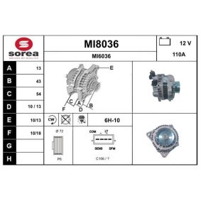Köp Generator av SNRA MI8036 till det låga priset 3959,30 kr