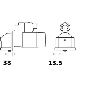 Køb Starter af MAHLE ORIGINAL MS 422 til den lave pris 1518,89 DKK