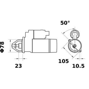 Köp Startmotor av MAHLE ORIGINAL MS 431 till det låga priset 2600,31 kr