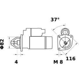 Köp Startmotor av MAHLE ORIGINAL MS 453 till det låga priset 4205,09 kr