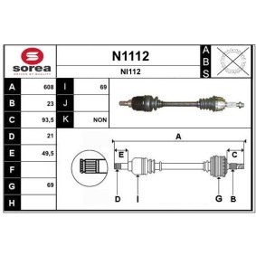 Antriebswelle N1112 von SNRA günstig für 197,50 € online kaufen