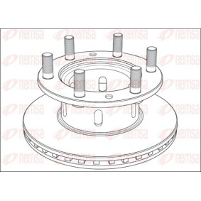 Comprar Disco de freno de KAWE NCA1001.20 a bajo precio de 111,84 €