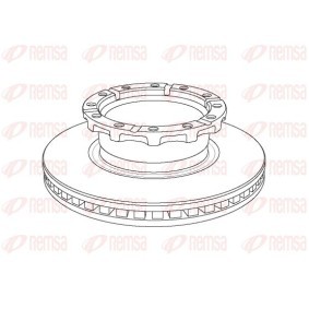 Comprar Disco de freno de KAWE NCA1159.20 a bajo precio de 226,18 €
