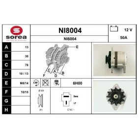 Lichtmaschine NI8004 von SNRA günstig für 121,30 € online kaufen