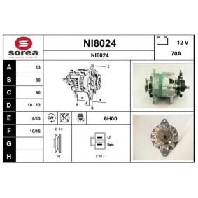 Lichtmaschine NI8024 von SNRA günstig für 150,70 € online kaufen