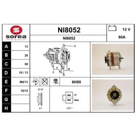 Lichtmaschine für NISSAN von SNRA