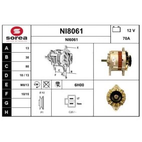 Lichtmaschine für NISSAN von SNRA