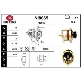 Lichtmaschine NI8065 von SNRA günstig für 290,56 € online kaufen