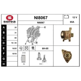 Lichtmaschine NI8067 von SNRA günstig für 140,44 € online kaufen