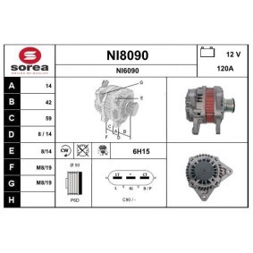 Lichtmaschine NI8090 von SNRA günstig für 317,99 € online kaufen