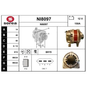 Lichtmaschine NI8097 von SNRA günstig für 379,82 € online kaufen