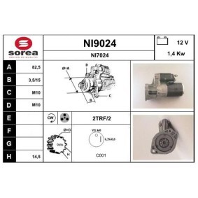 Anlasser für NISSAN von SNRA