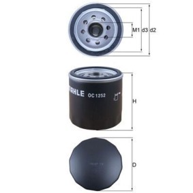 Ölfilter OC 1252 von KNECHT günstig für 22,08 € online kaufen