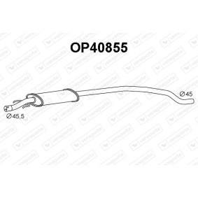 Kjøp Forreste lyddemper fra VENEPORTE på nett for Corsa D Hatchback (S07) til moderate priser