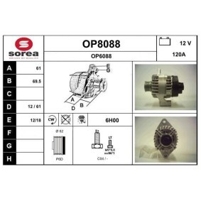 Lichtmaschine OP8088 von SNRA günstig für 162,29 € online kaufen