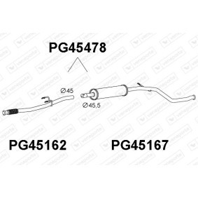 Køb Mellempotte af VENEPORTE PG45478 til den lave pris 1108,64 DKK