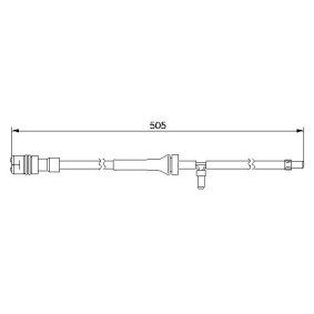 Warnkontakt, Bremsbelagverschleiß 1 987 474 997 von BOSCH günstig für 12,40 € online kaufen