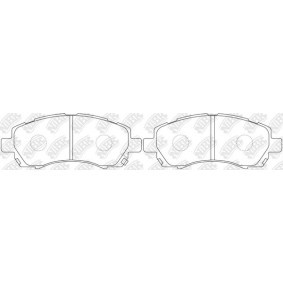 Achetez des Plaquettes de frein NiBK PN7398 à prix pour 227,16 €