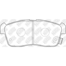 Achetez des Plaquettes de frein NiBK PN9443 à prix pour 175,32 €
