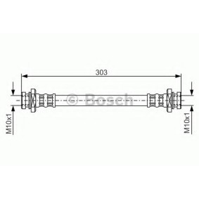 Bremsschlauch 1 987 476 436 von BOSCH günstig für 12,27 € online kaufen