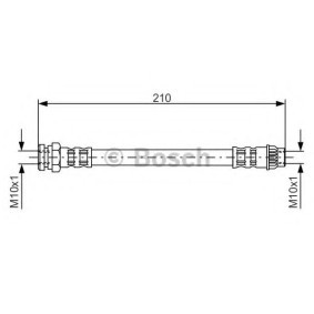 Bremsschlauch 1 987 476 913 DS von BOSCH