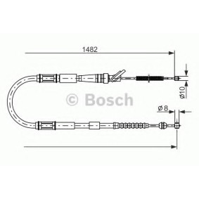 Handbremsseil 1 987 477 319 von BOSCH günstig für 28,67 € online kaufen