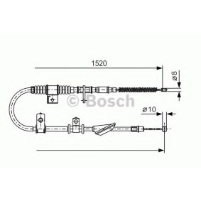 Handbremsseil 1 987 477 741 von BOSCH günstig für 31,78 € online kaufen