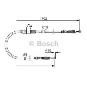 Acquista Cavo freno a mano da BOSCH 1 987 477 747 a buon mercato per soli 32,81 €