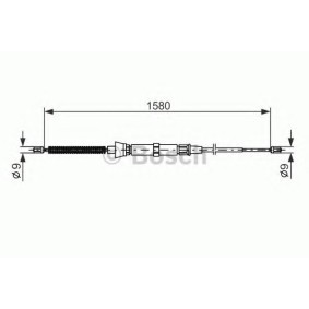 Handbremsseil 1 987 477 806 von BOSCH günstig für 12,17 € online kaufen