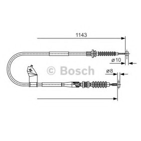 Handbremsseil von BOSCH