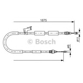 Acquista Cavo freno a mano da BOSCH 1 987 482 057 a buon mercato per soli 48,20 €