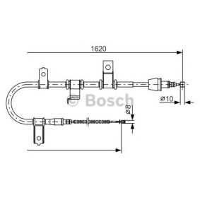 Handbremsseil 1 987 482 071 von BOSCH günstig für 25,61 € online kaufen