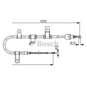 Handbremsseil 1 987 482 073 von BOSCH günstig für 29,82 € online kaufen