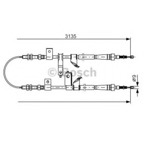 Handbremsseil für SUZUKI von BOSCH