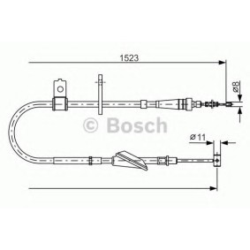 Handbremsseil für SUBARU von BOSCH