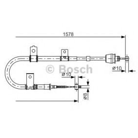 Handbremsseil 1 987 482 167 von BOSCH günstig für 27,36 € online kaufen