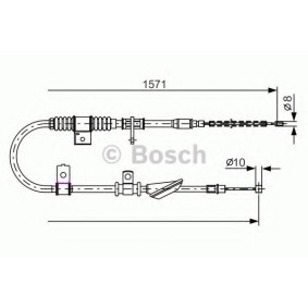 Handbremsseil 1 987 482 169 von BOSCH günstig für 38,53 € online kaufen