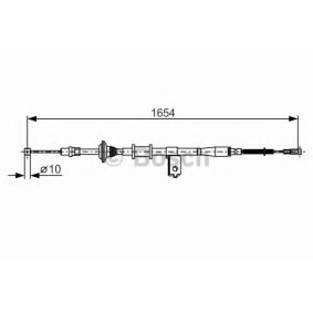 Acquista Cavo freno a mano da BOSCH 1 987 482 172 a buon mercato per soli 23,39 €