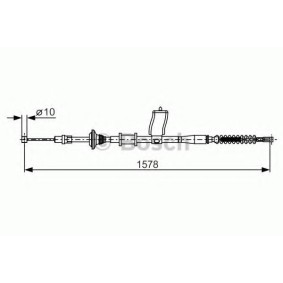 Acquista Cavo freno a mano da BOSCH 1 987 482 173 a buon mercato per soli 51,84 €