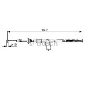 Acquista Cavo freno a mano da BOSCH 1 987 482 174 a buon mercato per soli 26,17 €