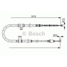 Handbremsseil 1 987 482 183 von BOSCH günstig für 23,70 € online kaufen