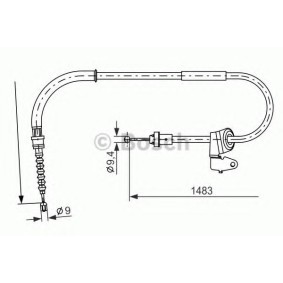 Acquista Cavo freno a mano da BOSCH 1 987 482 228 a buon mercato per soli 25,05 €
