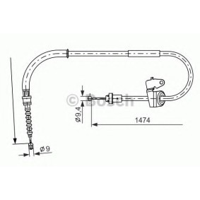 Acquista Cavo freno a mano da BOSCH 1 987 482 229 a buon mercato per soli 24,13 €