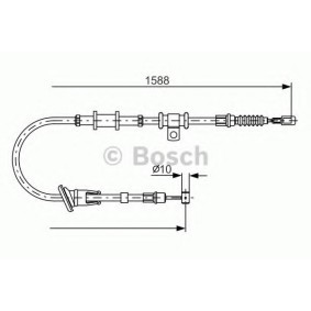 Handbremsseil 1 987 482 245 von BOSCH günstig für 21,36 € online kaufen