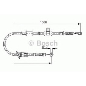 Handbremsseil 1 987 482 246 von BOSCH günstig für 22,26 € online kaufen
