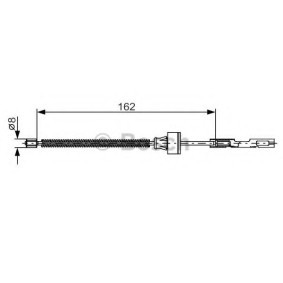 Acquista Cavo freno a mano da BOSCH 1 987 482 278 a buon mercato per soli 17,97 €
