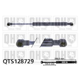 Acquista Ammortizatore pneumatico, Cofano bagagli / vano carico da QUINTON HAZELL QTS128729 a buon mercato per soli 45,14 €