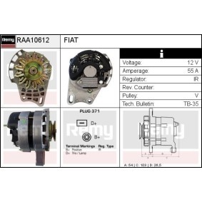 Lichtmaschine RAA10612 von DELCO REMY günstig für 114,94 € online kaufen