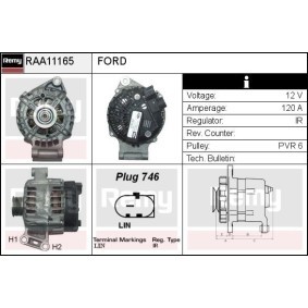 Lichtmaschine RAA11165 von DELCO REMY günstig für 164,35 € online kaufen