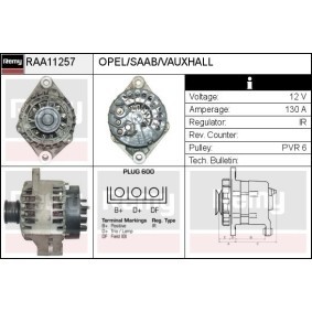 Lichtmaschine für SAAB von DELCO REMY